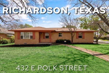 Discover the Charm of 432 E Polk Street in Richardson, Texas