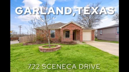 Experience Home Perfection: A Tour of 722 Seneca Drive, Garland, TX | Sold Property Showcase