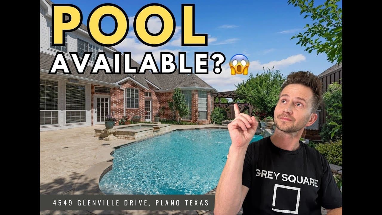 Inside a Beautiful Plano Home: You Won't Believe This Backyard!