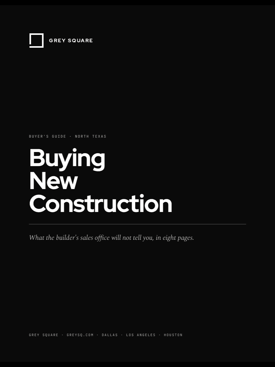 Buying New Construction
