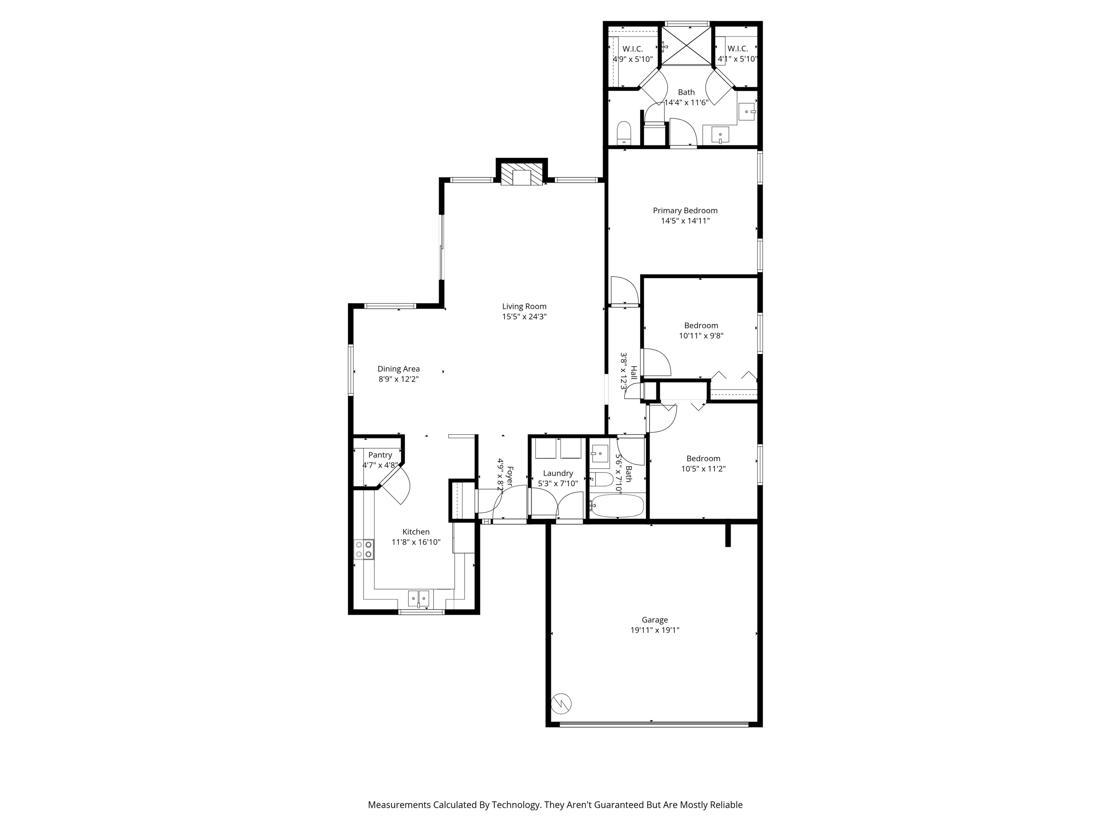 Floor plan for 808 Canyon Valley Drive