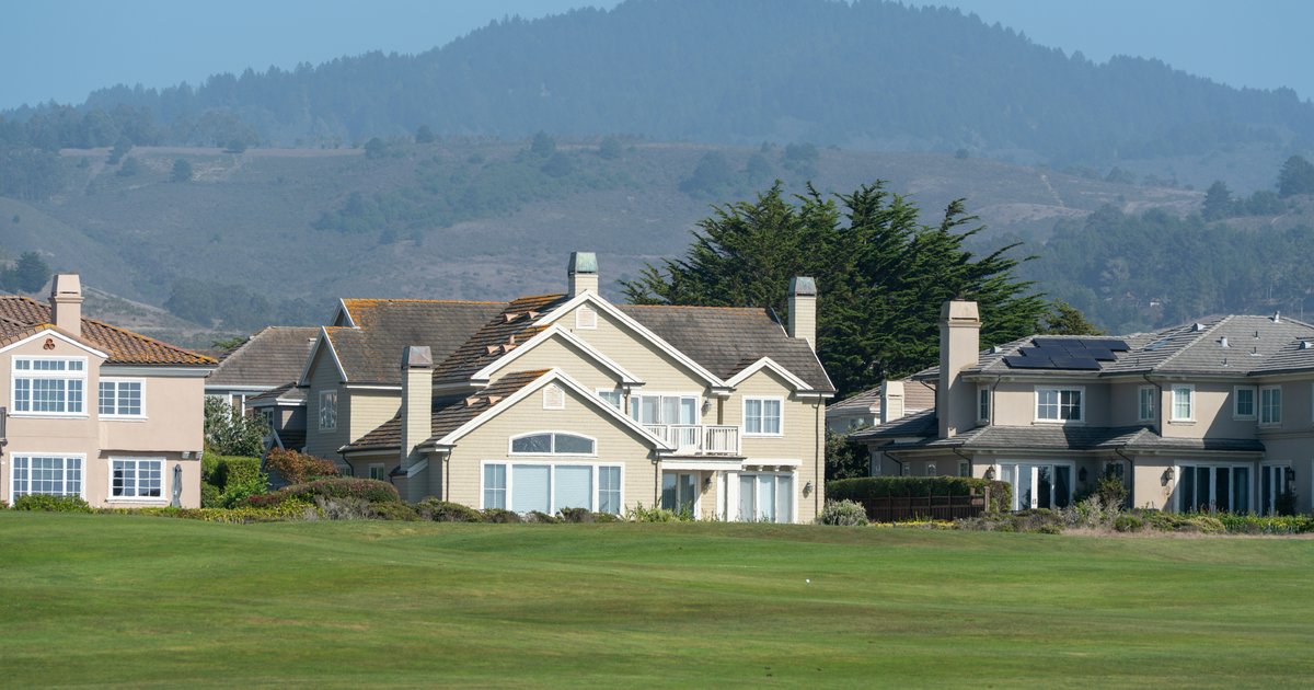 Suburban homes set among mature trees and rolling hills, characteristic of Westlake's acreage-lot subdivisions